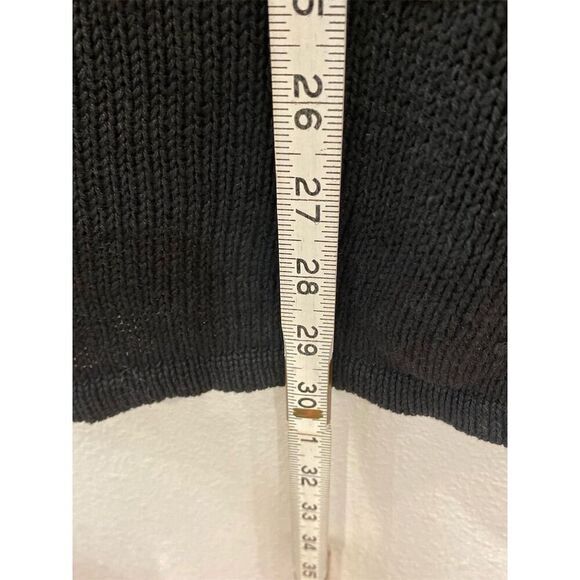 Vintage Black Sweater M ( 10-12 )Gold Beaded Sequins Glamour Party Pullover - Picture 4 of 7